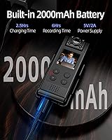 VIDCASTIVE L10 4K WiFi Body Camera with 64GB Memory Card — image 5