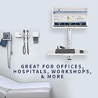 VIVO STAND-SIT1KW Sit-Stand Wall Mount Workstation — image 8