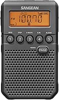 Sangean DT-800BK AM/FM/NOAA Weather Alert Pocket Radio — image 1