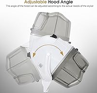 BarberPub 1300W Hooded Hair Bonnet Dryer with Stand — image 6