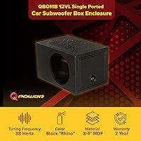 Q Power QBOMB12VL 12-Inch Side Ported Subwoofer Enclosure — image 2