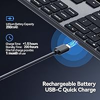 AUSDOM Sofkeys 4 Wireless Bluetooth Keyboard — image 5