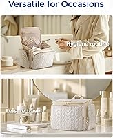 BAGSMART Travel Toiletry Bag, Camel — image 6