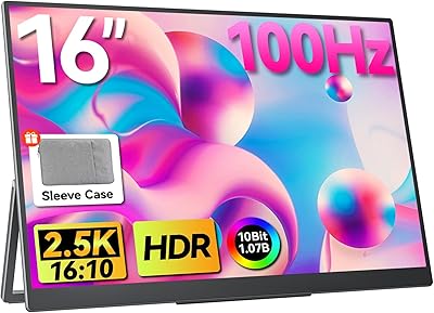 Upperizon 16″ 2K Portable Monitor