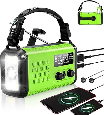 LUOZROLL 20000mAh Emergency Crank Radio