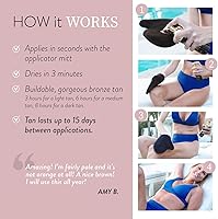 B BESTBRONZE Tinted Self Tanner Mousse with Mitt 5.07oz — image 4