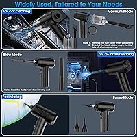 KOPIDOE VC016 Compressed Air Duster & Car Vacuum Cleaner — image 7