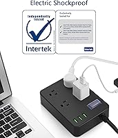 Jgstkcity Outdoor Power Strip with USB, 4 Outlets, 15 Ft Cord, Surge Protector — image 5