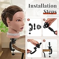 Neverland Beauty & Health 20″ Mannequin Head with 100% Human Hair — image 6