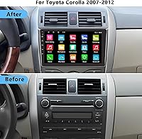 REAKOSOUND Car Stereo for Toyota Corolla 2007-2012 with Wireless Apple CarPlay & Android Auto, 9-inch Touchscreen — image 4