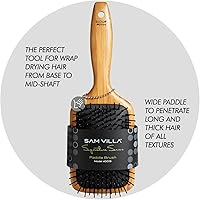 Sam Villa Signature Series Bamboo Paddle Brush — image 6