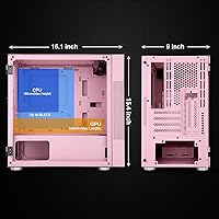 Vetroo M01 Pink Gaming PC Case — image 7