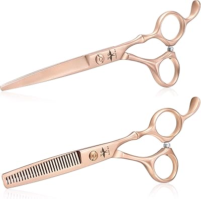 PURPLEBIRD Hair Cutting Scissors Thinning Shear Set