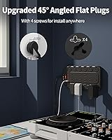 DEPOW 15Ft Power Strip Surge Protector with 24 Outlets and 6 USB Ports — image 5