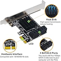 Moonqkuses 4-Port SATA 3.0 PCIe Expansion Card — image 4