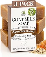 Southern Natural Goat Milk Soap Bar Oatmeal Milk & Honey 3 Pack — image 1