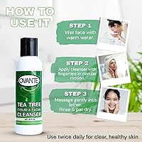 Ovante Tea Tree Oil Eyelid and Facial Cleanser 4oz — image 3