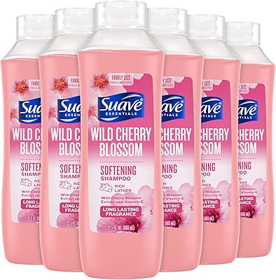 Suave Shampoo Wild Cherry Blossom 22.5oz 6-Pack