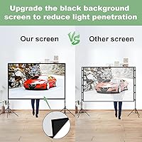 DUYIKJ 120-inch Projector Screen with Stand — image 4