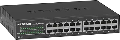 NETGEAR GS324 24-Port Gigabit Ethernet Switch