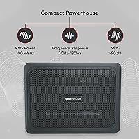 Rockville RW68CA 6x8 Slim Under-Seat Active Car Subwoofer — image 2