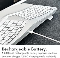 Macally BTBLERGO2A Bluetooth Ergonomic Split Keyboard — image 7