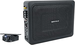 Rockville RW68CA 6x8 Slim Under-Seat Active Car Subwoofer Review