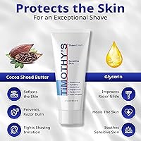Timothy's Unscented Shave Cream 6oz — image 6