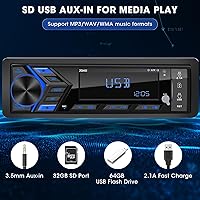 ABSOSO Single Din Car Radio Receiver — image 4