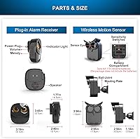 HTZSAFE Driveway Alarm 1/2 Mile Wireless Motion Sensor System — image 6