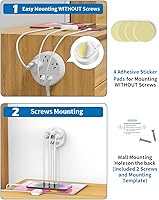 NTONPOWER 10 ft Flat Extension Cord with 3 Outlets & 4 USB Ports — image 7