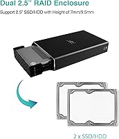 Vantec Nexstar GX USB 3.0 Dual 2.5″ SATA SSD/HDD RAID Enclosure — image 2