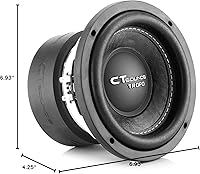 CT Sounds TROPO-6.5-D2 6.5-inch Dual 2 Ohm Car Subwoofer — image 7