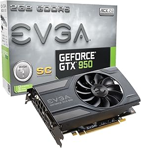 EVGA GeForce GTX 950 2GB SC Gaming Graphics Card