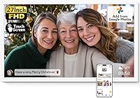 NexFoto 27-inch Touchscreen Digital Photo Frame — image 1