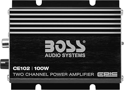 BOSS Audio Systems CE102 2 Channel Car Amplifier
