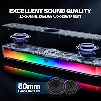 Redragon GS515 RGB Desktop Soundbar — image 2