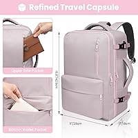 35L Travel Backpack with USB Port and 15.6-inch Laptop Compartment — image 3