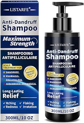 Listarfe Dandruff Shampoo for Men and Women, 300mL