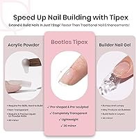 Beetles Tipex Instant Apex Nail Tips Squoval XS Short 512pcs — image 4