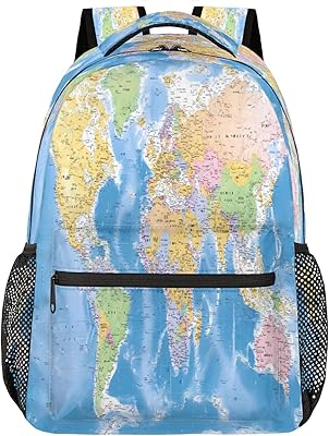 Globe World Map Backpack