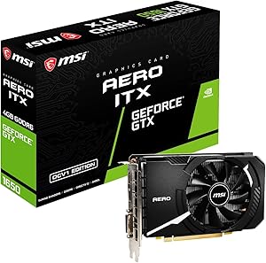 MSI GeForce GTX 1650 D6 AERO ITX 4GB Graphics Card