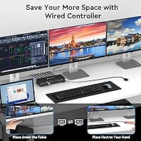 CMSTEDCD USB C KVM Docking Station Switch 3 Monitors 2 Computers — image 7