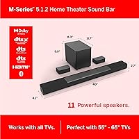 VIZIO M-Series 5.1.2 Sound Bar with Wireless Subwoofer — image 2