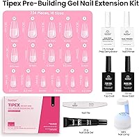 Beetles Tipex Pre-Building Instant Apex Nail Tips Kit – Coffin Medium, 224PCS — image 6