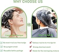 Fvquhvo Silver Gray Hair Dye Shampoo, 16.9 Fl Oz — image 5