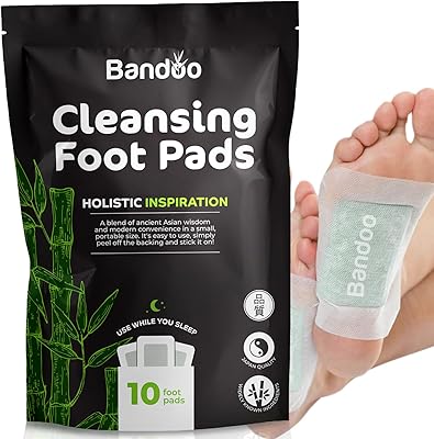 Bandoo Original Deep Cleansing Foot Pads, 10 Count
