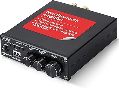 Pyle PDA33BU 2.1 CH Wireless Stereo Power Amplifier