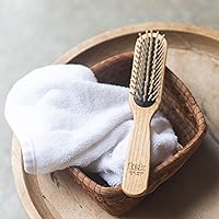 TEK Rectangular Wooden Hair Brush with Short Rounded Teeth — image 5