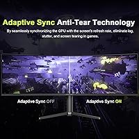 Amzfast 49-Inch Curved Gaming Monitor — image 4